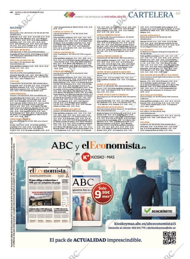 ABC MADRID 23-11-2015 página 69