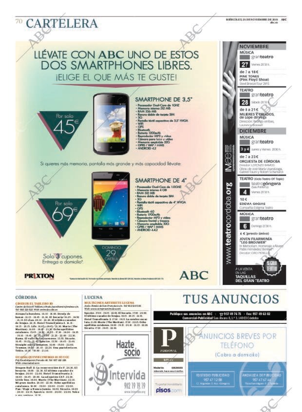 ABC CORDOBA 25-11-2015 página 70