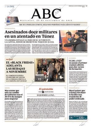 ABC MADRID 25-11-2015 página 2