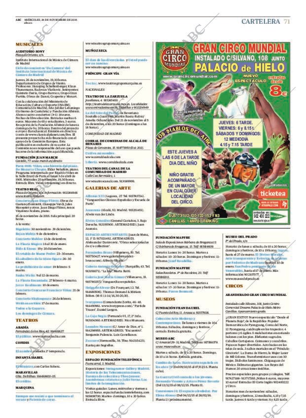 ABC MADRID 25-11-2015 página 71