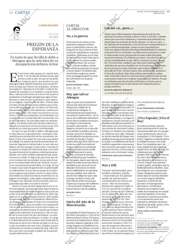 ABC SEVILLA 26-11-2015 página 18