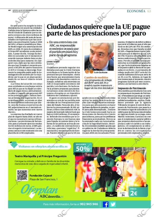 ABC SEVILLA 26-11-2015 página 63