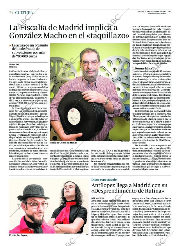 ABC SEVILLA 26-11-2015 página 74