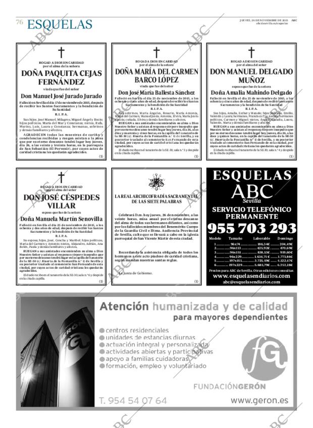 ABC SEVILLA 26-11-2015 página 76