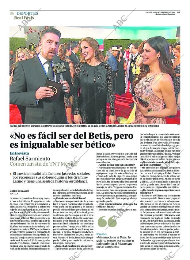 ABC SEVILLA 26-11-2015 página 86