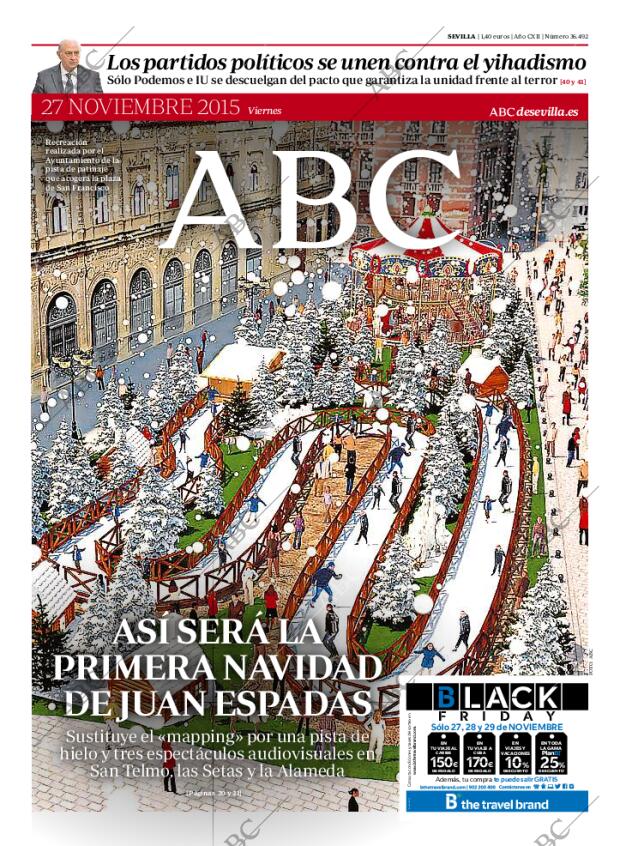 ABC SEVILLA 27-11-2015 página 1