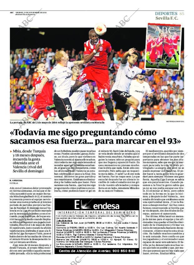 ABC SEVILLA 27-11-2015 página 85