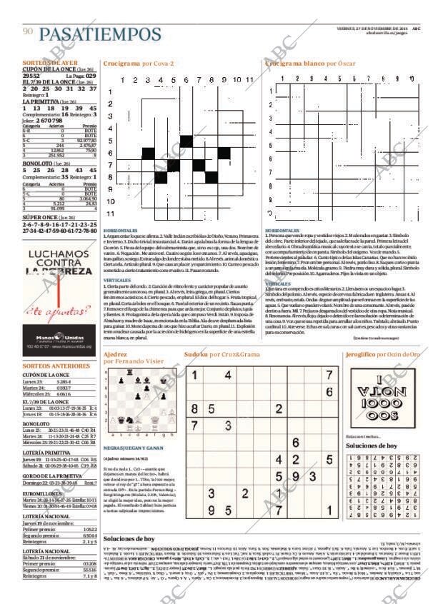 ABC SEVILLA 27-11-2015 página 90
