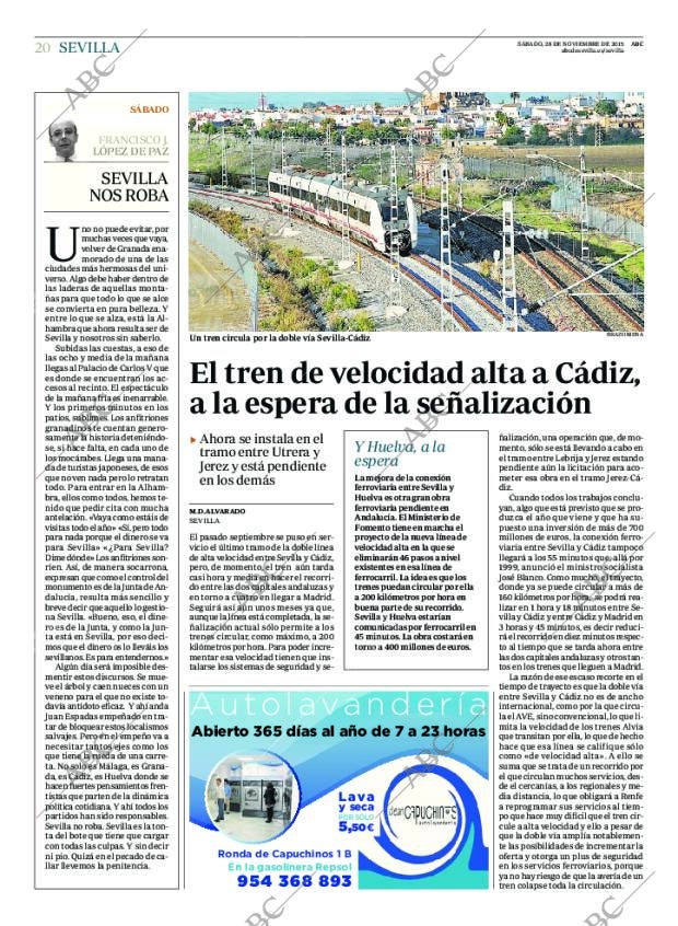 ABC SEVILLA 28-11-2015 página 20