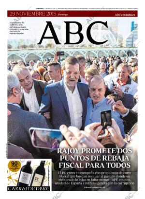 ABC CORDOBA 29-11-2015 página 1