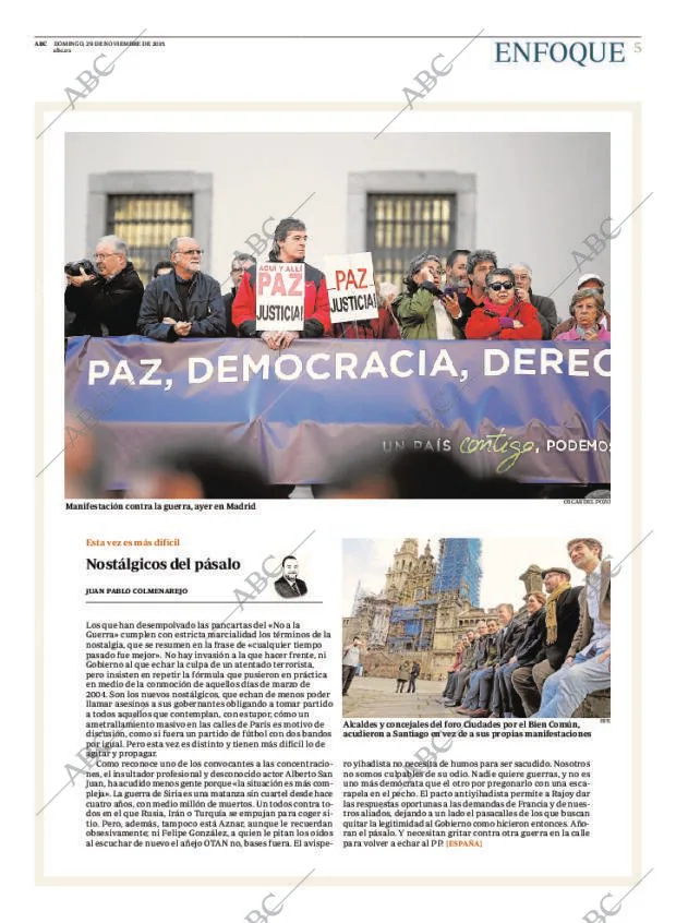 ABC MADRID 29-11-2015 página 5