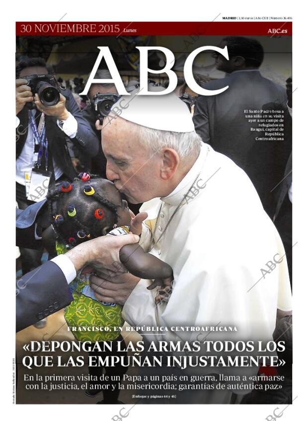 ABC MADRID 30-11-2015 página 1