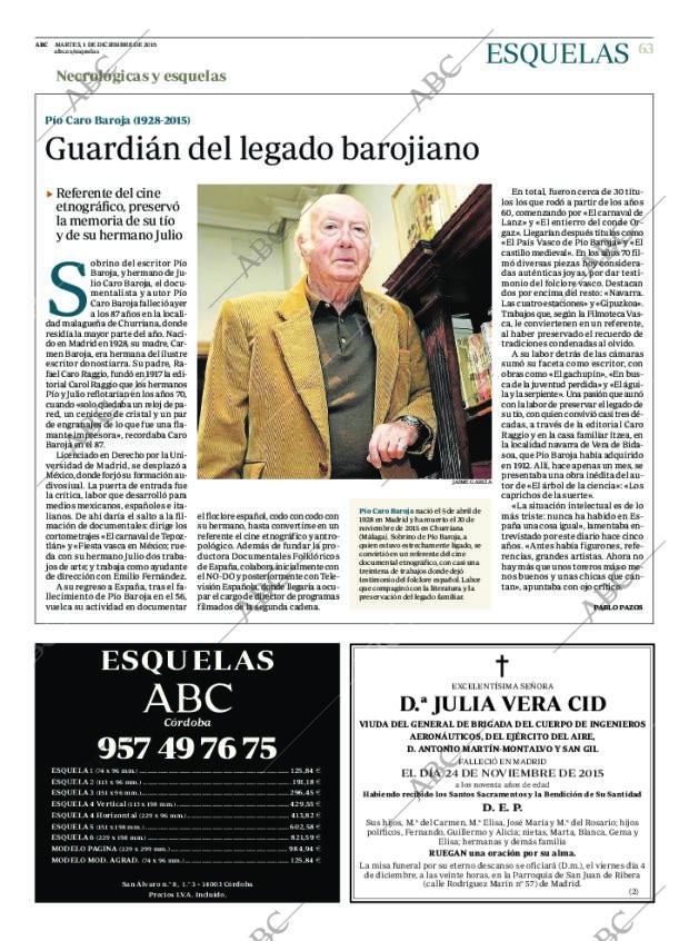 ABC CORDOBA 01-12-2015 página 63