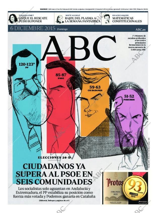 ABC MADRID 06-12-2015 página 1