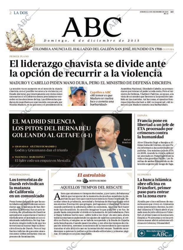 ABC MADRID 06-12-2015 página 2