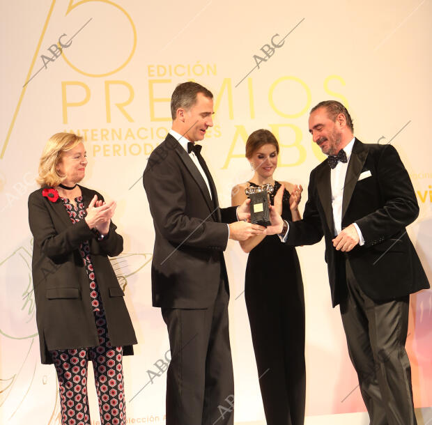 Entrega de los premios Mariano de Cavia, Luca de Tena y Mingote, por parte de...