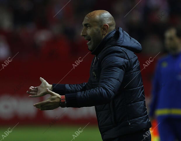 Partido disputado entre el Sevilla FC y el Sporting, jornada número 15,...