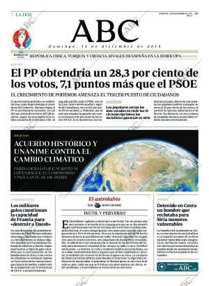 ABC MADRID 13-12-2015 página 2