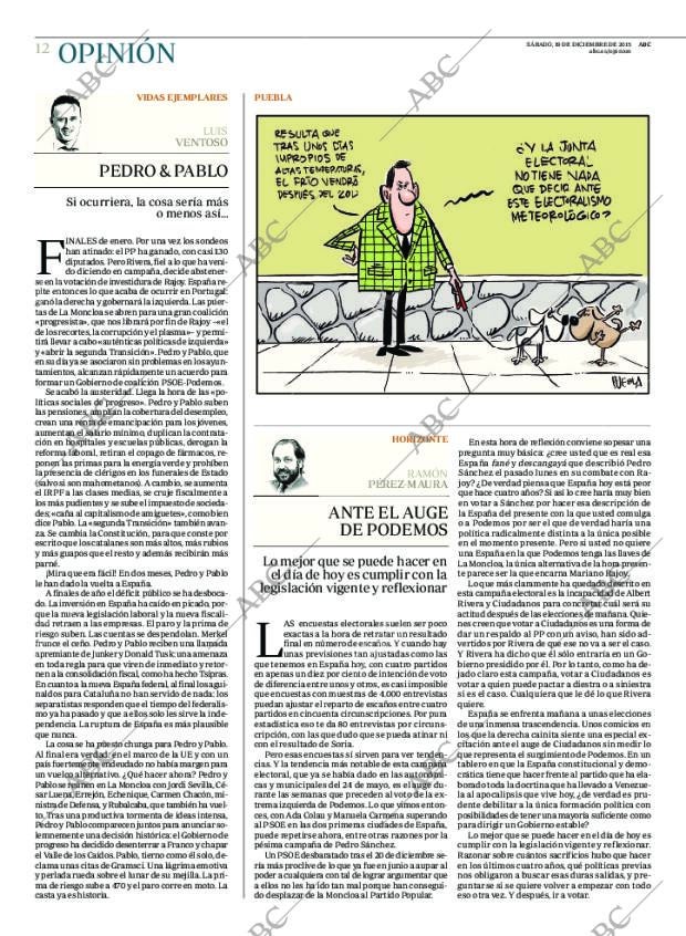 ABC MADRID 19-12-2015 página 12