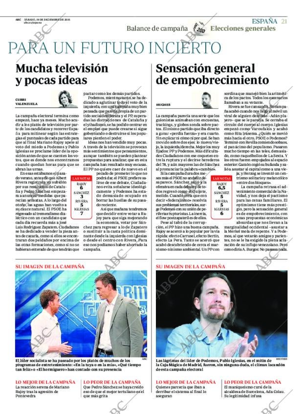 ABC MADRID 19-12-2015 página 21