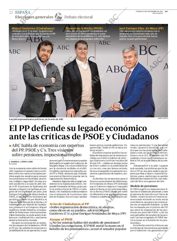 ABC MADRID 19-12-2015 página 22