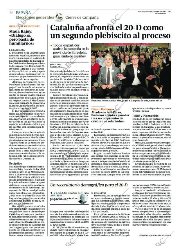 ABC MADRID 19-12-2015 página 26