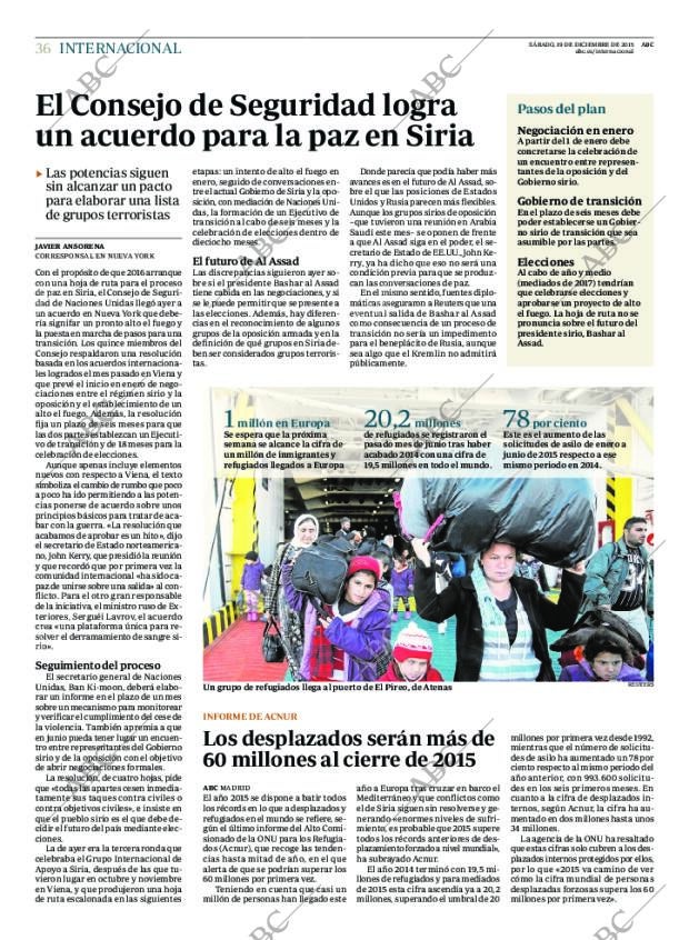 ABC MADRID 19-12-2015 página 36