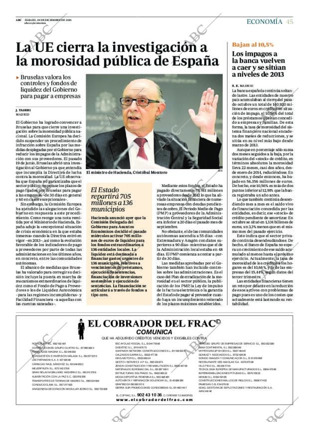 ABC MADRID 19-12-2015 página 45