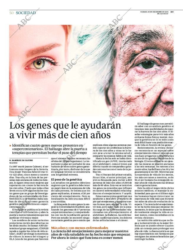 ABC MADRID 19-12-2015 página 50