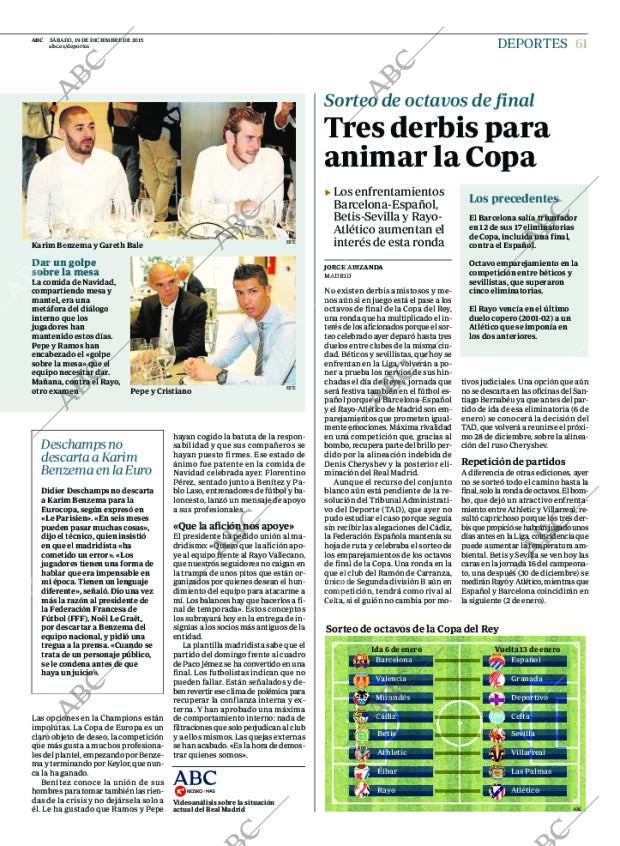 ABC MADRID 19-12-2015 página 61