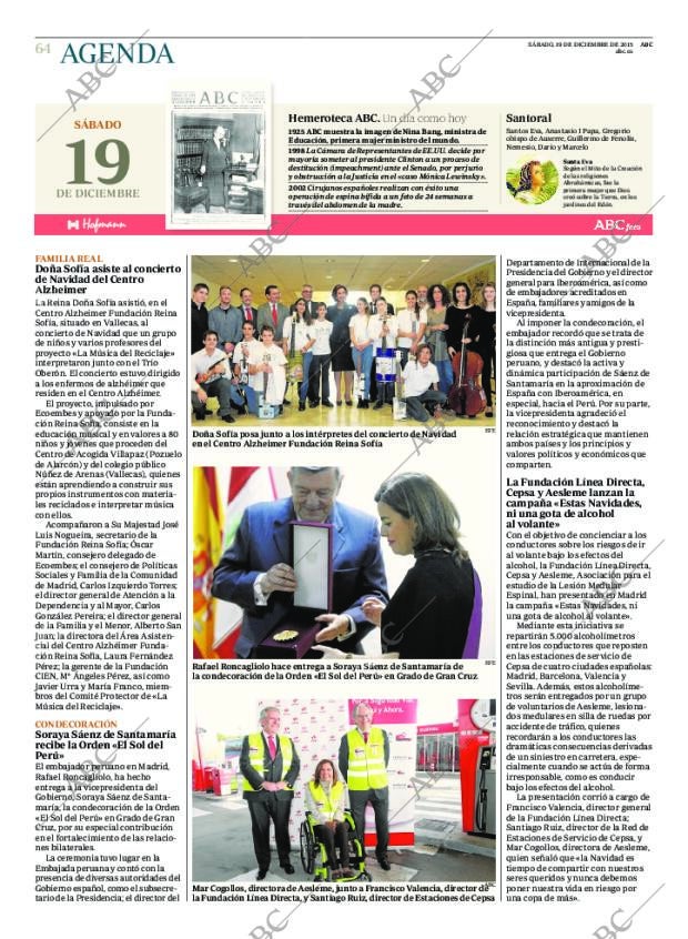 ABC MADRID 19-12-2015 página 64