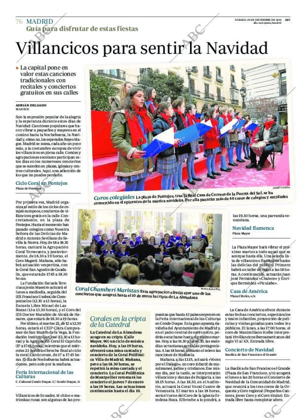 ABC MADRID 19-12-2015 página 76