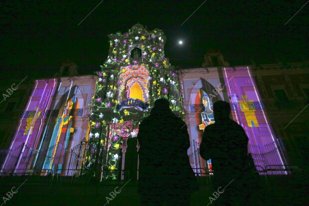 «Mapping» en el palacio de san Telmo
