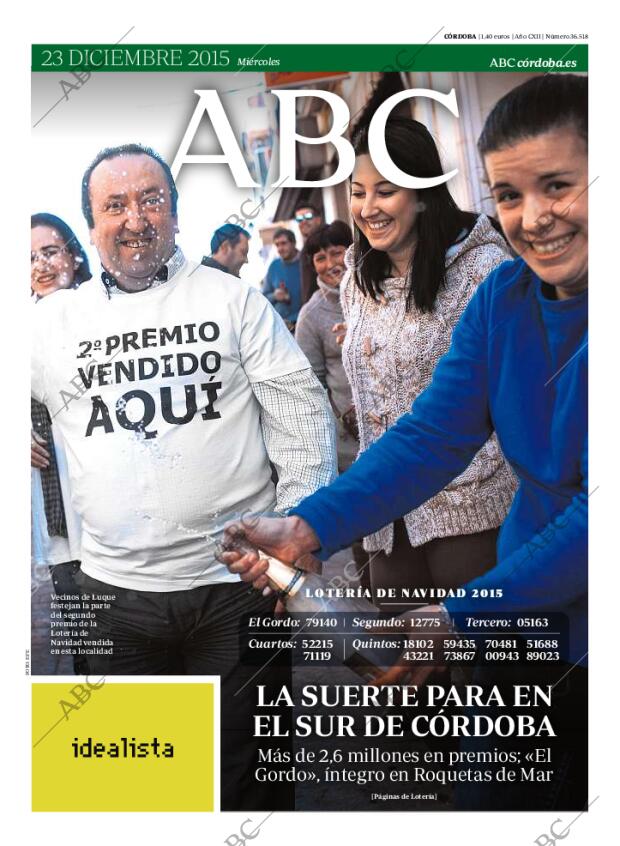 ABC CORDOBA 23-12-2015 página 1