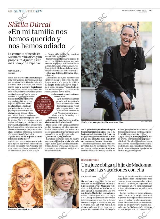 ABC MADRID 25-12-2015 página 68