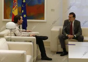 Reunión en La Moncloa entre el presidente en funciones del Gobierno Mariano...