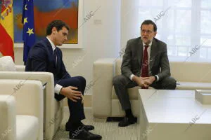 Reunión en La Moncloa entre el presidente en funciones del Gobierno Mariano...