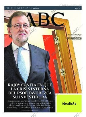 ABC MADRID 30-12-2015 página 1