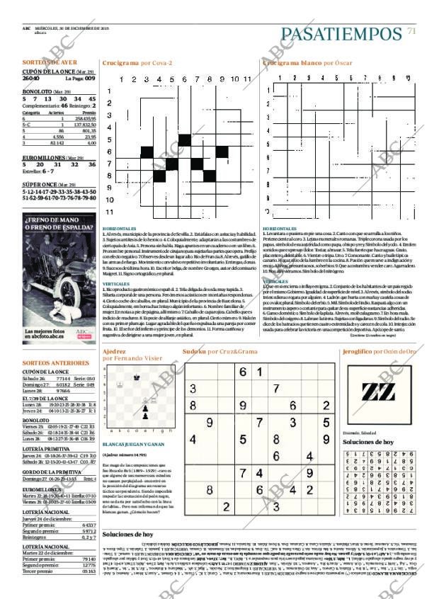 ABC MADRID 30-12-2015 página 75