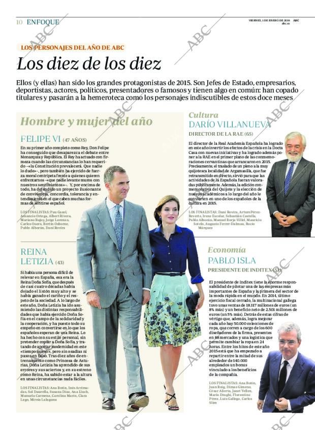 ABC MADRID 01-01-2016 página 10