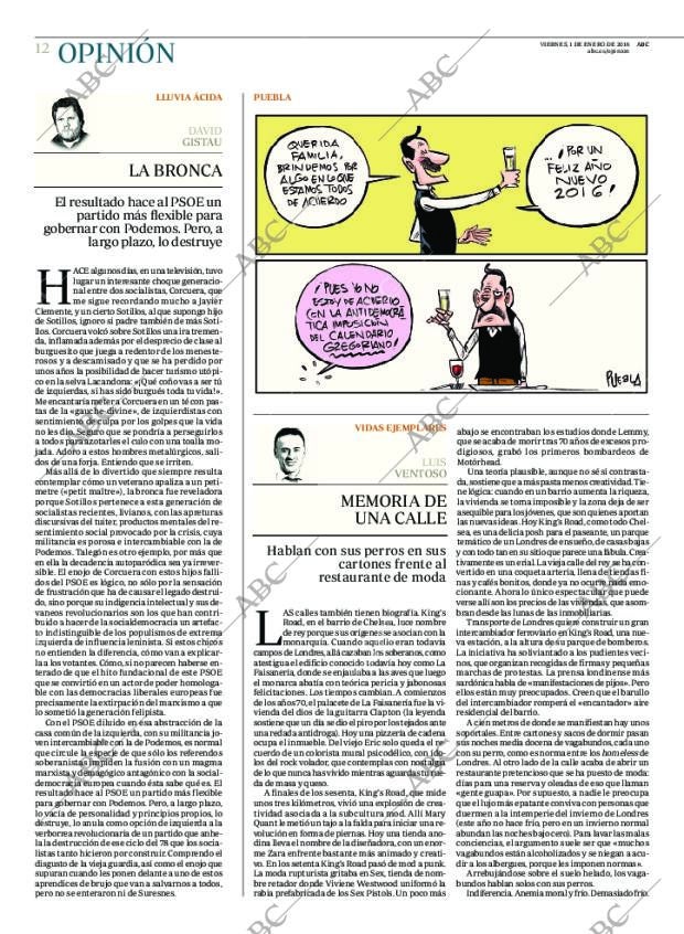 ABC MADRID 01-01-2016 página 12
