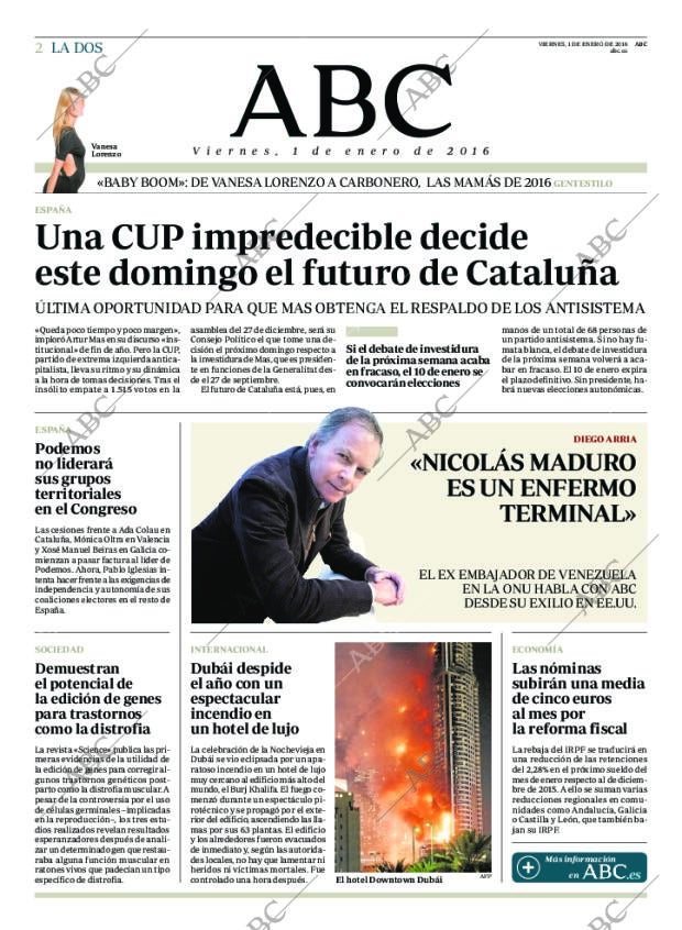 ABC MADRID 01-01-2016 página 2