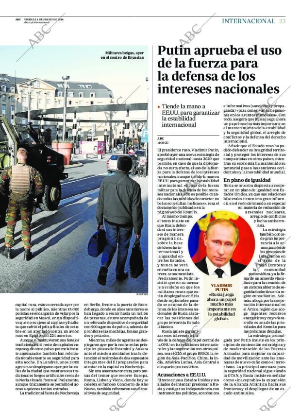 ABC MADRID 01-01-2016 página 23