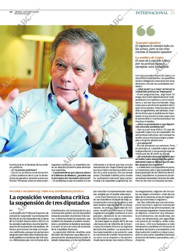 ABC MADRID 01-01-2016 página 25