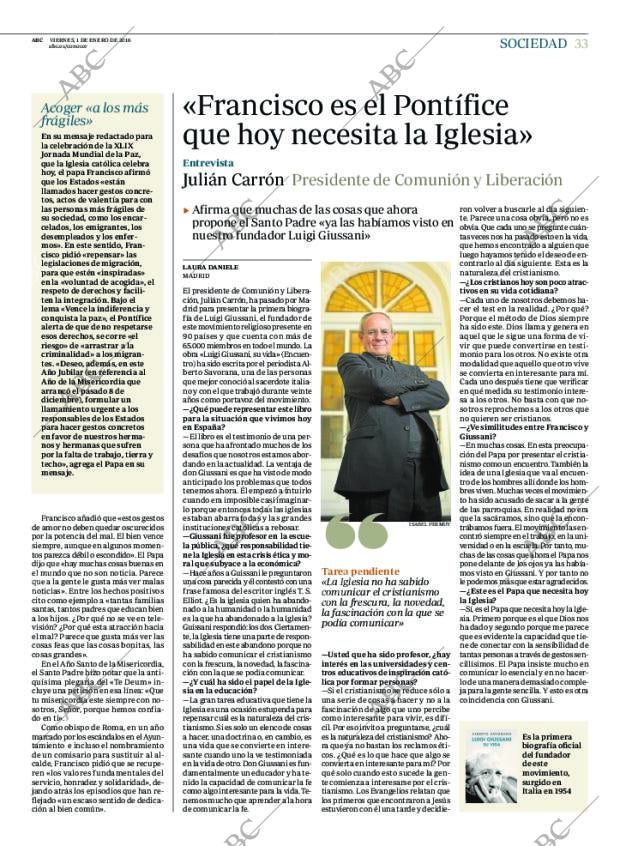 ABC MADRID 01-01-2016 página 33