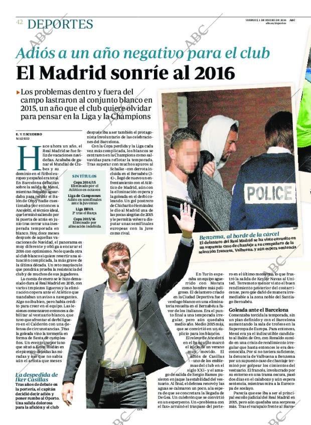 ABC MADRID 01-01-2016 página 42