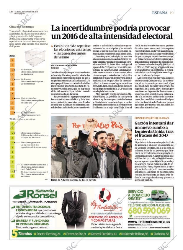 ABC MADRID 02-01-2016 página 19