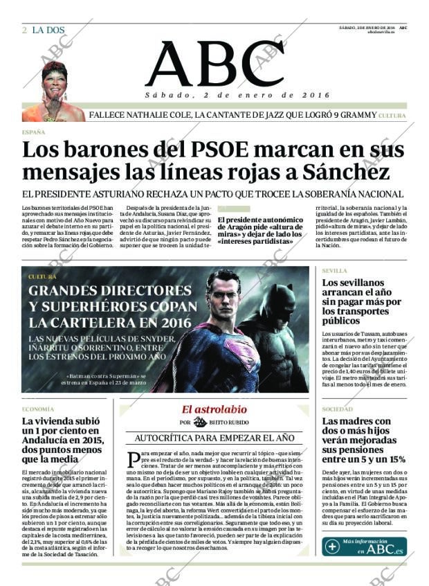 ABC SEVILLA 02-01-2016 página 2