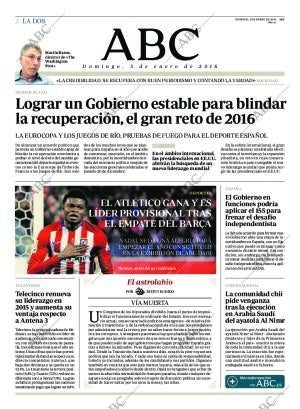 ABC MADRID 03-01-2016 página 2