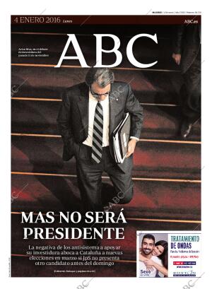 ABC MADRID 04-01-2016 página 1